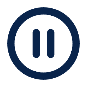 Pause Circle Line Icon from Mingcute Line Set
