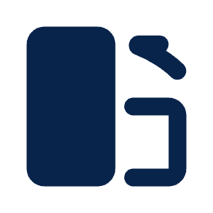Rotate To Vertical Fill Icon from Mingcute Fill Set