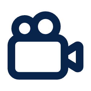 Video Camera Line Icon from Mingcute Line Set