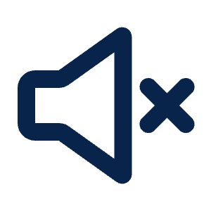 Volume Mute Line Icon from Mingcute Line Set