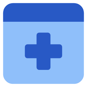 Online Medical Web Service Icon from Core Flat Set