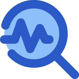 Health Check Stats Troubleshoot Icon from Core Flat Set