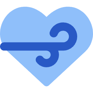 Heart Rate Relax Icon from Core Flat Set