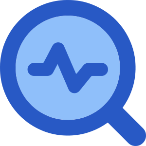 Heart Rate Search Icon from Core Flat Set