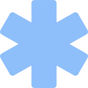 Medical Cross Symbol Icon from Core Flat Set