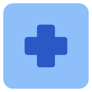 Sign Cross Square Icon from Core Flat Set