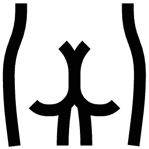 Butt Icon from Atlas Line Set