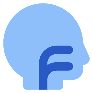 Ent Ear Nose Throat Icon from Core Flat Set