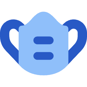 Flu Mask Icon from Core Flat Set