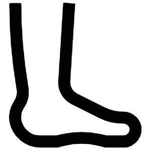 Foot Icon from Atlas Line Set