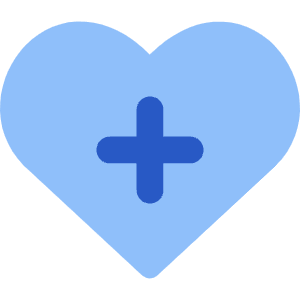 Heart Cross Icon from Core Flat Set