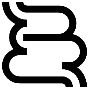 Intestine Icon from Atlas Line Set