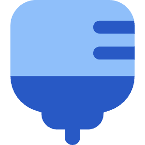 Iv Liquid Fluid Icon from Core Flat Set