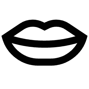 Lips Icon from Atlas Line Set
