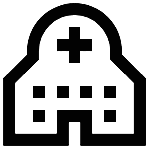 Medical Center Icon from Atlas Line Set