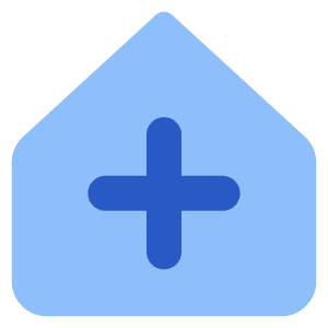 Medical House 1 Icon from Core Flat Set