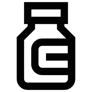 Medication Bottle Icon from Atlas Line Set