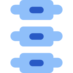 Orthopedics Spine Backbone Icon from Core Flat Set