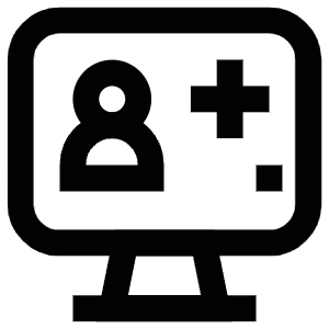 Plus Account Monitor Icon from Atlas Line Set