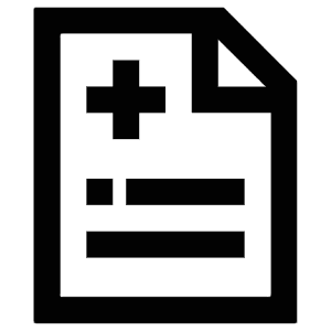 Plus Document Icon from Atlas Line Set