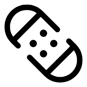 Adhesive Plaster 2 Icon from Solar Broken Set