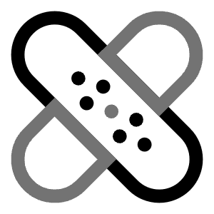 Adhesive Plaster Icon from Solar Line Duotone Set