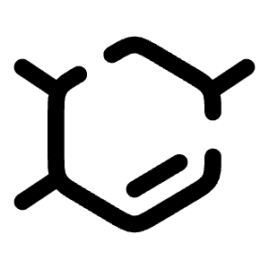 Benzene Ring Icon from Solar Broken Set