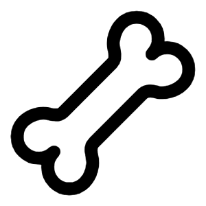 Bone Icon from Solar Linear Set