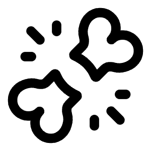 Bone Broken Icon from Solar Linear Set