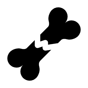 Bone Crack Icon from Solar Bold Set