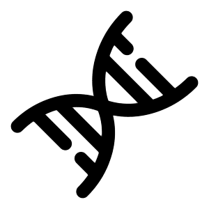 DNA Icon from Solar Bold Set