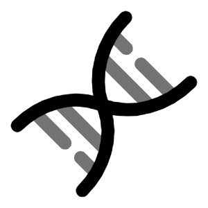 DNA Icon from Solar Line Duotone Set
