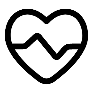 Heart Pulse 2 Icon from Solar Linear Set