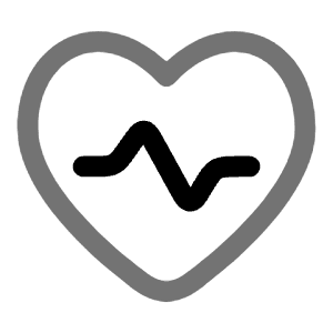 Heart Pulse Icon from Solar Line Duotone Set
