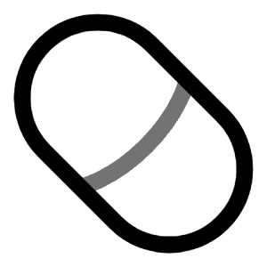 Pill Icon from Solar Line Duotone Set