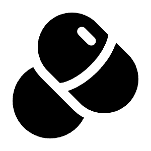 Pills Icon from Solar Bold Set