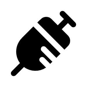 Syringe Icon from Solar Bold Set