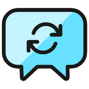 Conversation Sync Icon from Ultimate Colors - Free Set