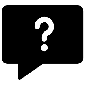 Messages Bubble Square Question Icon from Ultimate Bold - Free Set