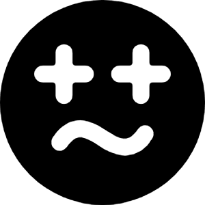 Smiley Wrong Icon from Ultimate Bold - Free Set