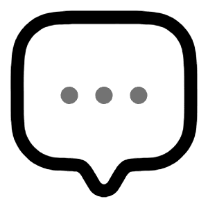 Chat Dots Icon from Solar Line Duotone Set