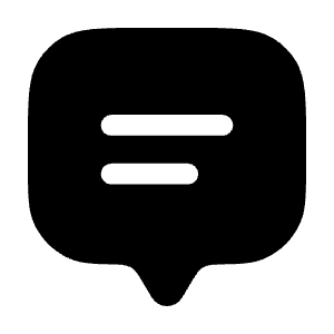 Chat Line Icon from Solar Bold Set