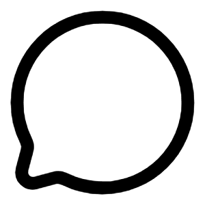 Chat Round Icon from Solar Linear Set