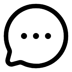 Chat Round Dots Icon from Solar Linear Set