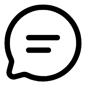 Chat Round Line Icon from Solar Linear Set