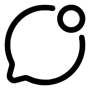 Chat Round Unread Icon from Solar Linear Set