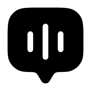 Chat Square Call Icon from Solar Bold Set