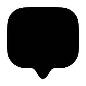 Chat Square Icon from Solar Bold Set