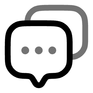 Dialog 3 Icon from Solar Line Duotone Set