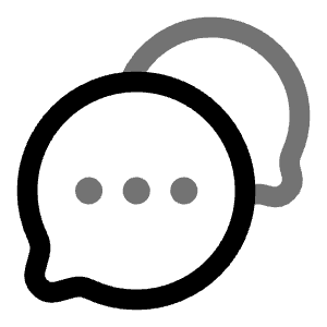 Dialog Icon from Solar Line Duotone Set